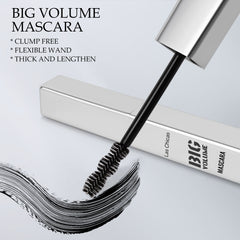 2pcs Las Chicas 12-hour Long-lasting Waterproof 10ml Ultra Volumizing Lengthening Clump-free Oil-proof Black Mascara