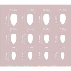 24 PCS Minimalist Nail Art With Short Circles Press On Nails Short Almond Fake Nails Oval French Tip False Nails